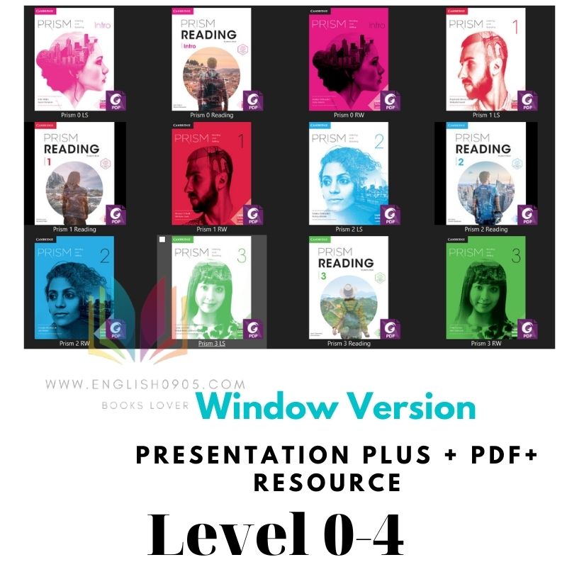 Prism - Presentation plus + PDF + Resource (Window version) (5 level - 15 softs)