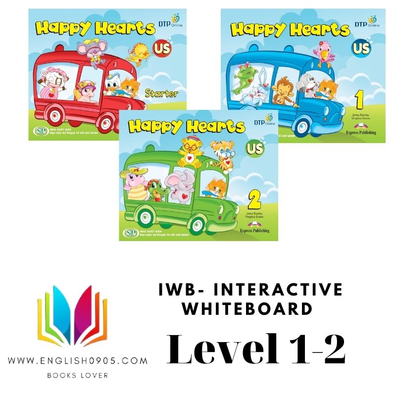 Happy Heart -IWB interactive whiteboard (Windows version)_ SB,TB,AB Flash card, Audio, song