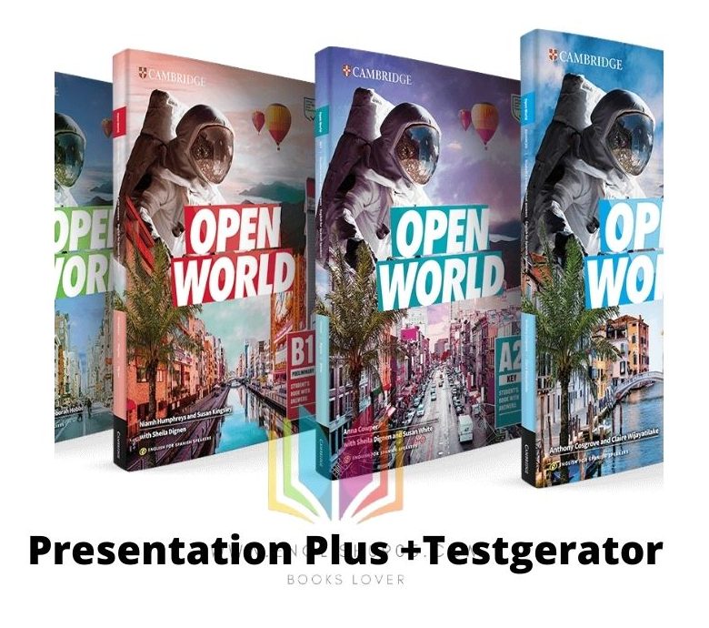 Open world - Presentation Plus (Window version) +PDF (SB,WB,TB)+ Test generator +Audio