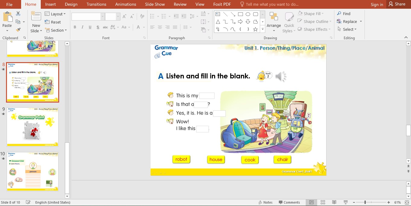 (Instant download) Grammar Cue 2nd Edition - PDF (SB,TB) , PPT, audio, answer key,test 2 Grammar cue PPT PowerPoint - Presentation tool download