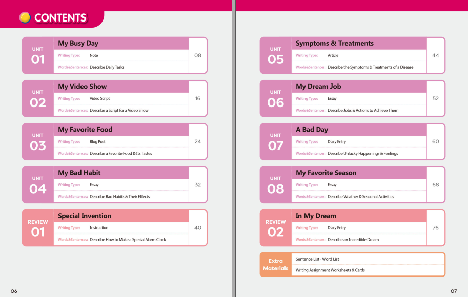 (instant download) The Best Writing PDF, PPT audio, test, answer key 8 The Best Writing 2 content 1