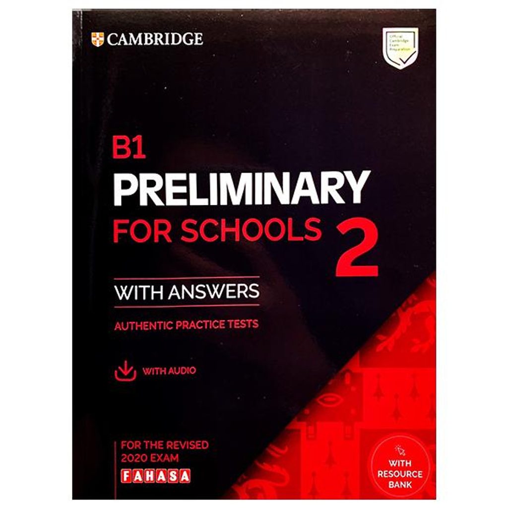 B1 Preliminary For School 1, 2, 3 For The Revised 2020 -2025 Exam SB With Answers 1 B1 Preliminary For School 2 For The Revised 2020 Exam SB With Answers