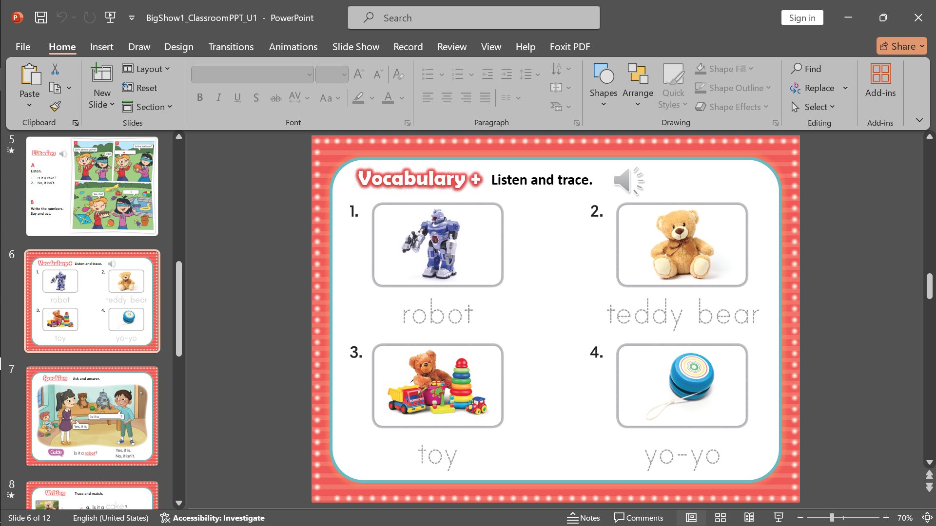 Big Show – PDF (High quality), PPT (PowerPoint for Student book), audio, test, worksheet 2 Big Show – PPT (PowerPoint for Student book)