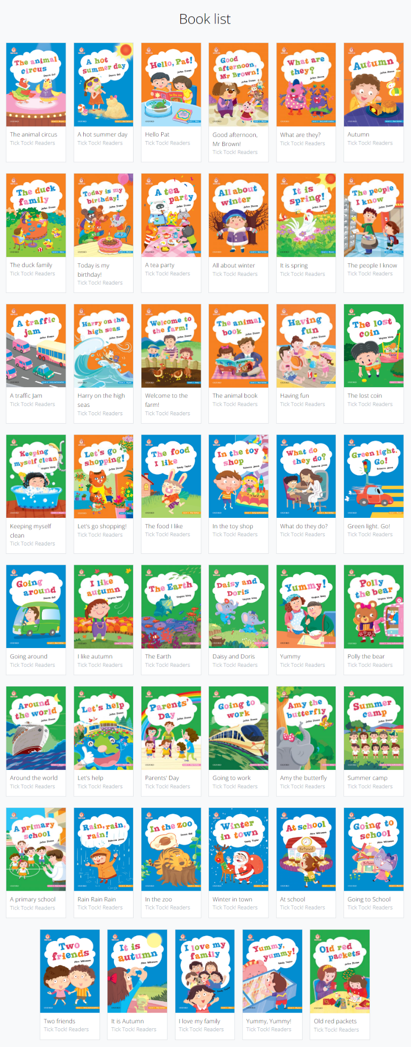 Download Tick Tock Readers - original PDF, audio full 3 levels