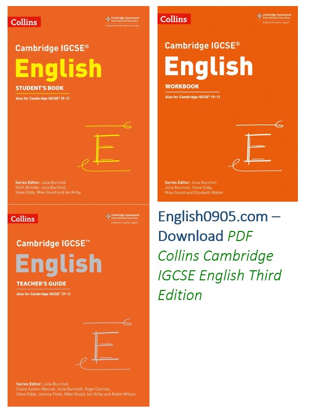 Download PDF Collins Cambridge IGCSE English Third Edition, Student book PDF, Workbook PDF, Teacher book PDF Download PDF Collins Cambridge IGCSE English Third Edition, Student book PDF, Workbook PDF, Teacher book PDF
