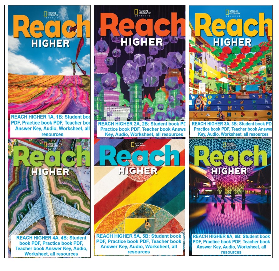 Download Reach Higher - original PDF, assessment, audio, answerkey, worksheet Download Reach Higher - original PDF, assessment, audio, answerkey, worksheet