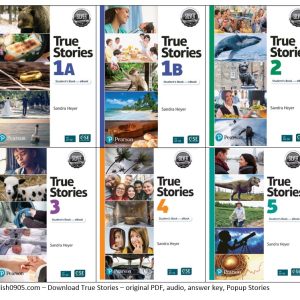 Download True Stories silver edition – original PDF, audio, answer key, Popup Stories