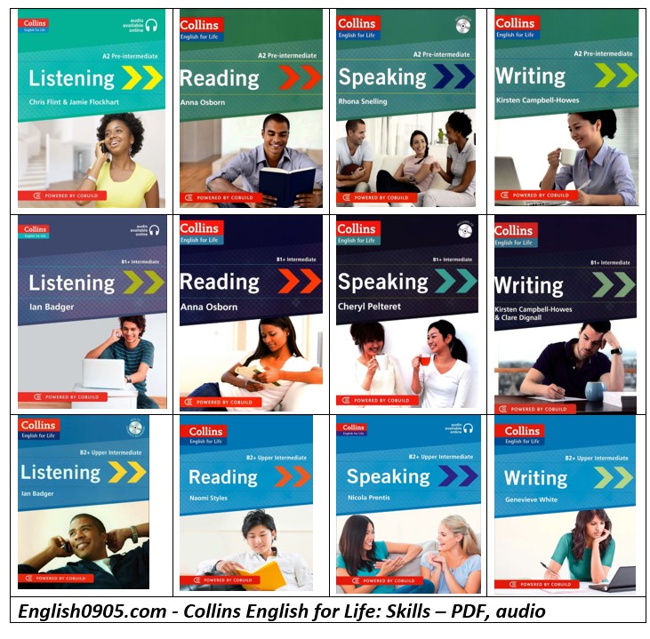 (Instant download) Collins English for Life: Listening, Reading, Speaking, Writing – PDF, audio