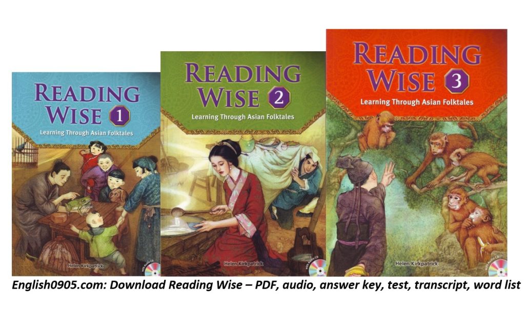 Download Reading Wise – PDF (high quality), audio, answer key, test, transcript, word list