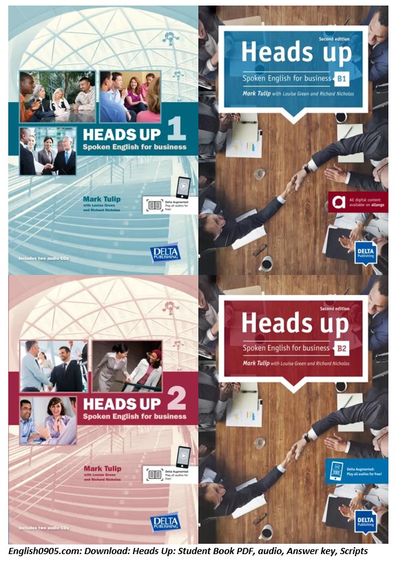 (Instant Download) Heads Up Series by Delta Publishing - PDF (high quality), Audio, Script, Answer Key