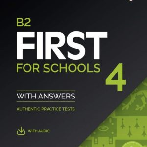 Download B2 First for School 4 PDf, mp3 , answers key