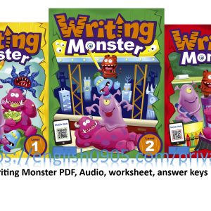 Download Writing Monster PDF, Audio, Worksheet, test, answer keys