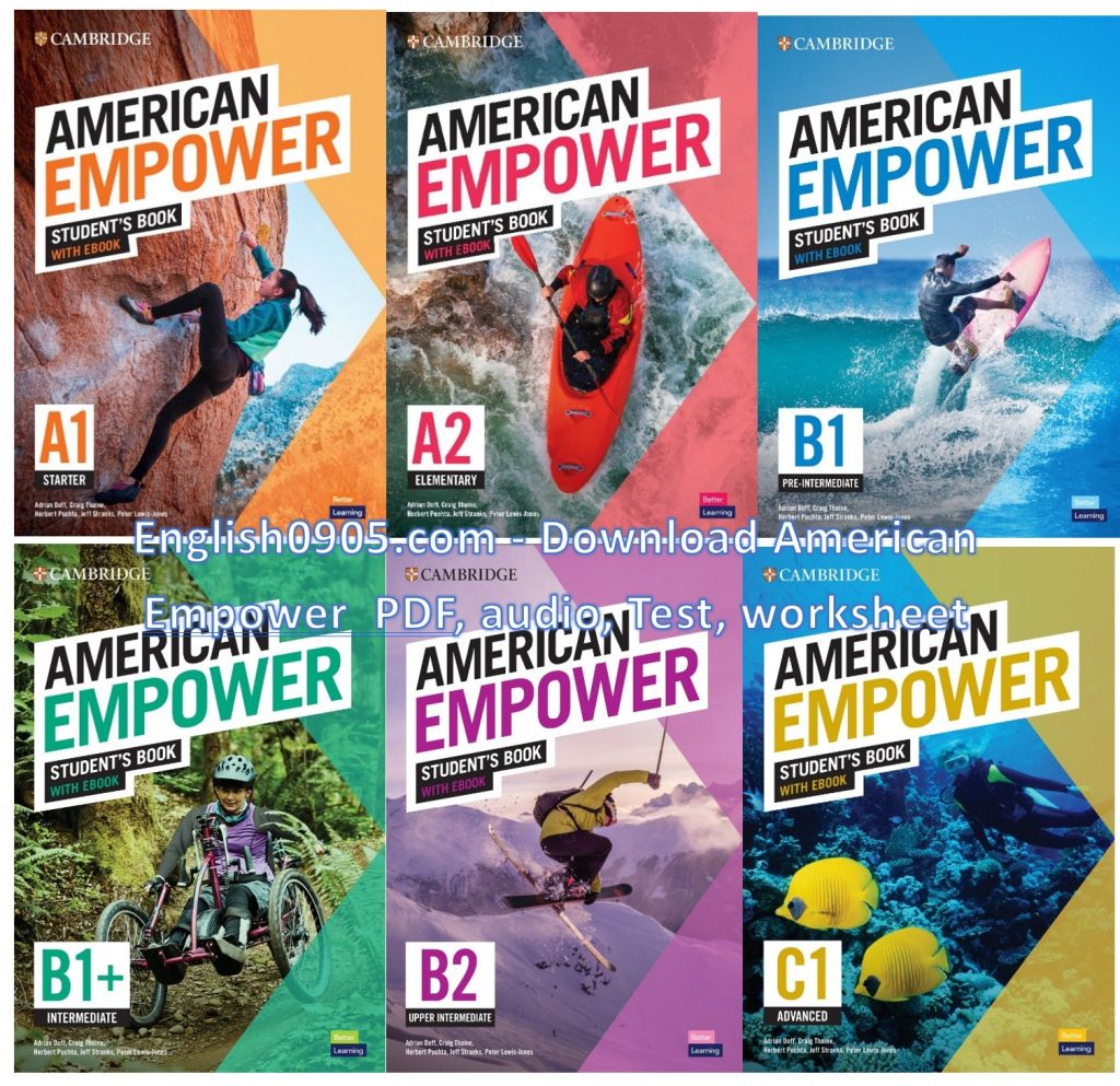 Download American Empower  PDF, audio, Test, worksheet