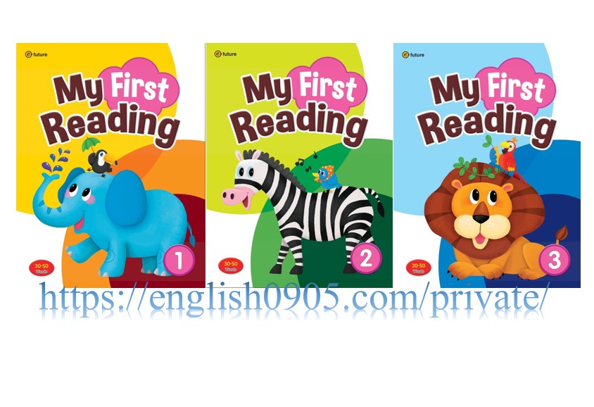 Download My First Reading by e-future: high quality PDF, audio, test, worksheet, word list, answer key, resources