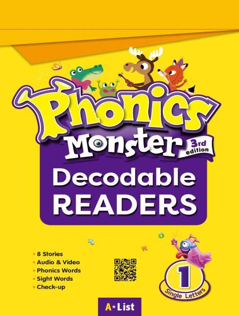 (Instant Download) Phonics Monster 3rd Edition: High quality PDF, audio, test, answer key, resources 2 Phonics Monster 3rd decodable Readers