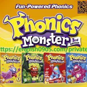 (Instant Download) Phonics Monster 3rd Edition: High quality PDF (Student book PDF), audio, test, answer key, resources ( Wordlist, Flash Card, Lesson Plan, WorkSheet, Syllabus, Scope&Sequence