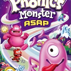(Instant Download) Phonics Monster ASAP: High quality PDF (Student book PDF), audio, test, word list, answer key, Flash card, Worksheet