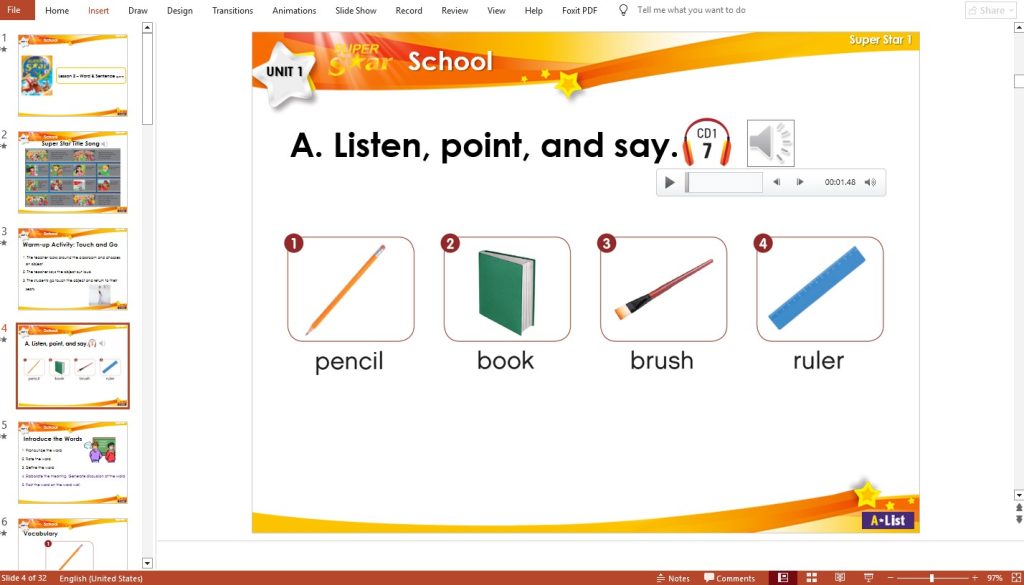 Download Super Star: PDF, audio, video, test, flash card, PPT, IWB, resources 1 Supper Star PPT - PowerPoint Presentation Download