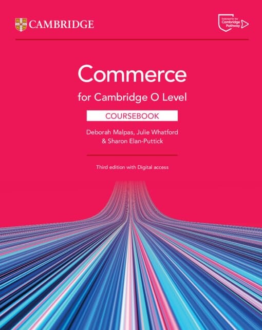 Download PDF Commerce for Cambridge O level third edition 1 (Instant Download) PDF Commerce for Cambridge O level Coursebook third edition