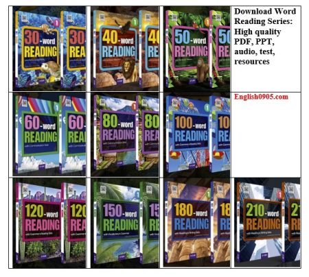 Download Word Reading Series: High quality PDF, PPT, audio, test, resources