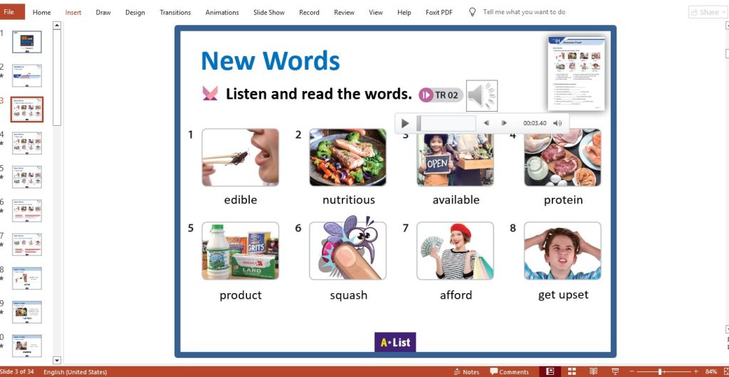 Download Word Reading Series: High quality PDF, PPT, audio, test, resources 2 Word Reading PPT