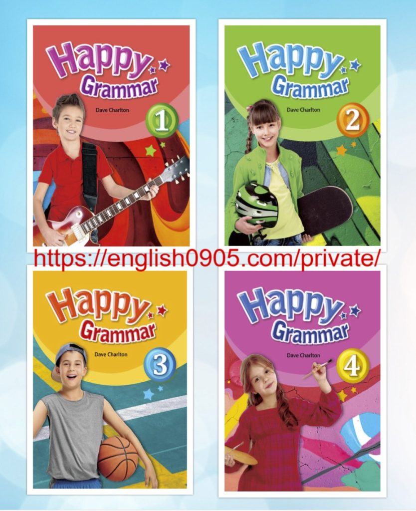 Download Happy Grammar: high quality PDF (student book PDF), PPT, audio, test, answer key, word list 1 (Instant Download) Happy Grammar: high quality PDF (student book PDF), PPT (teacher slide), audio, test, answer key, word list
