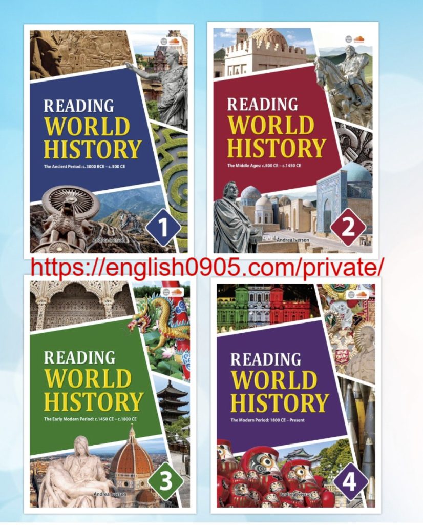 Download Reading World History: high quality PDF, audio, test, answer key, word list