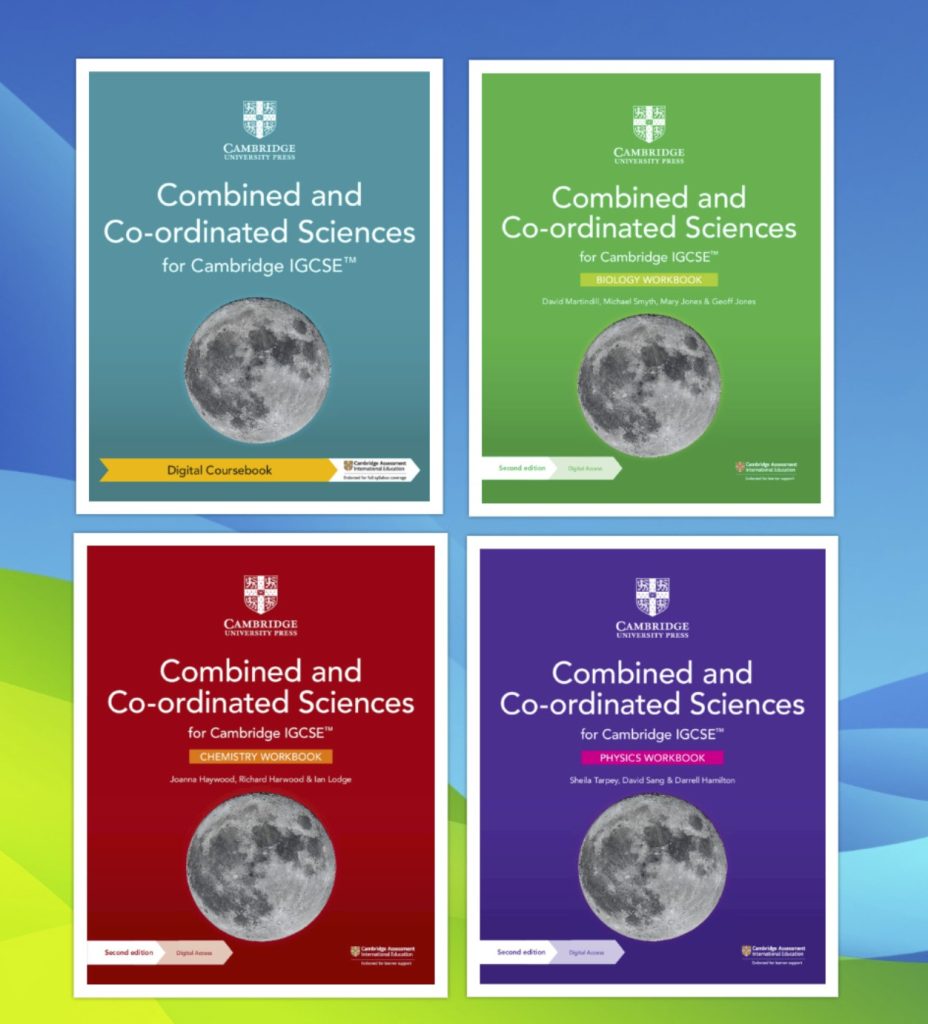 Download PDF Cambridge IGCSE Combined and Co-ordinated Sciences 2nd Edition coursesbook, workbooks