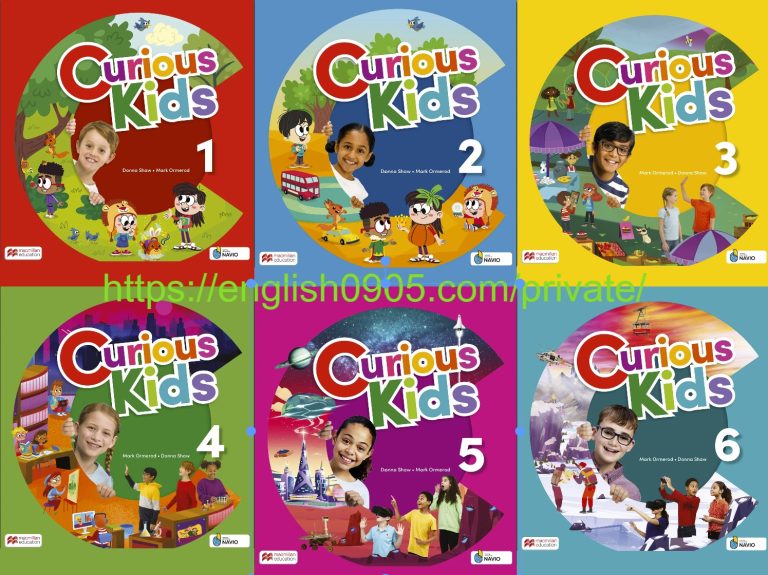 Download Curious Kids: orignal PDF ( Pupil's book PDF, Activity book PDF, Extra Fun PDF), audio, video