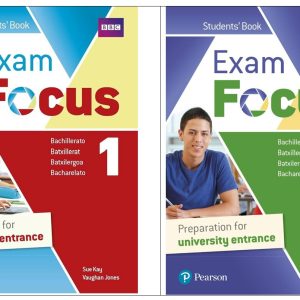 (Instant Download) Exam Focus: PDF ( high quality Student book PDF, Teacher book PDF), audio, video, test, answer key, Active Teach, resources (Grammar Animations, audio script, video script, Worksheet, Extra reading, Extra speaking, Extra listening)