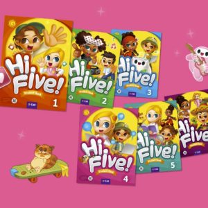 (Instant Download) Hi Five!: High quality PDF (Student book PDF, Workbook PDF, audio, answer key, resources (unit test, test, word list, PPT (Power point for Teacher)