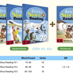 (Instant Download) Brick Story Reading 70: High quality PDF ( Student book, Workbook), audio, answer key, test, resources (Lesson plan, test, worksheet, Word list, Word test, Script, ...)