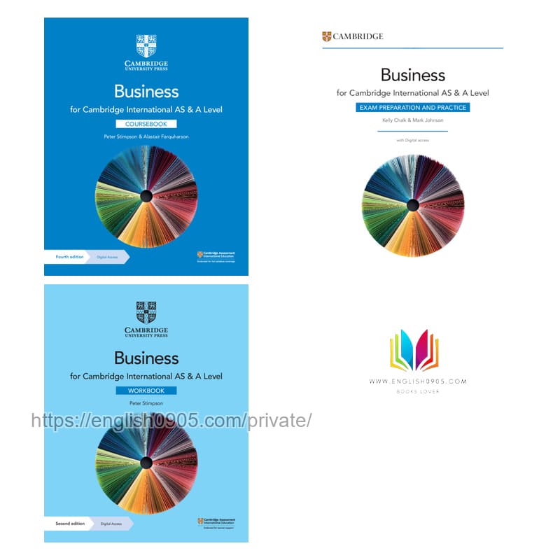 Download Cambridge AS & A Level Business Coursebook + Workbook + Exam Preparation & Practice PDF (Full Pack 9609)
