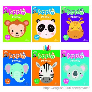 (Instant Download) Apple Phonics PDF (Student book PDF), audio, answer key, test, full resources (Lesson Plan, test sheet, worksheet)
