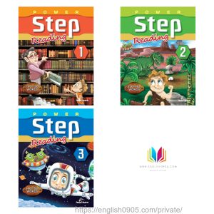 (Instant Download) Power Step Reading PDF (Student book PDF), audio, answer key, test, full resources (Lesson Plan, test sheet, word list, flash card,  Activity sheet)